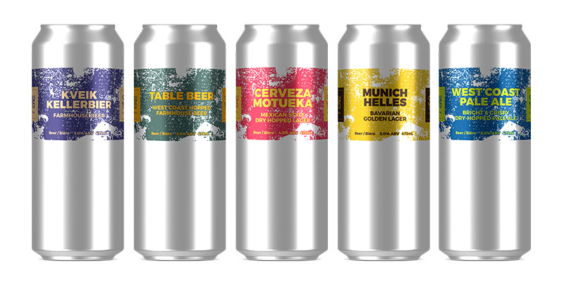 Vancouver craft beer branding design multiple SKUs