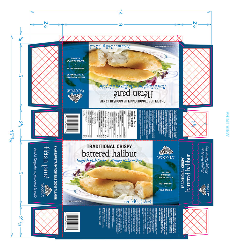 Seafood packaging design for grocery stores